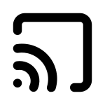 Cast SVG Icon